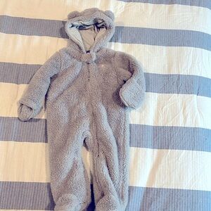 Carters baby hooded Sherpa jumpsuit